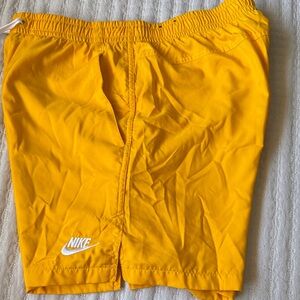 Nike Vibrant Yellow Sports Shorts
